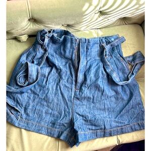 Zara blue jean shorts